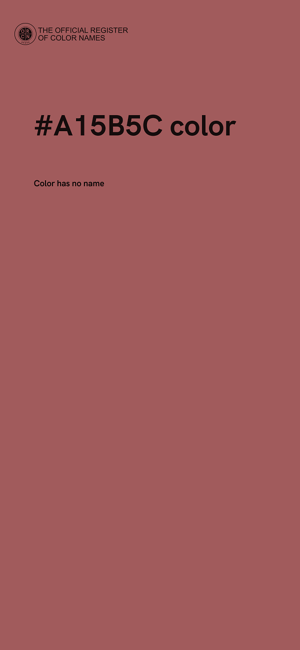 #A15B5C color image