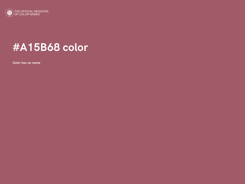 #A15B68 color image