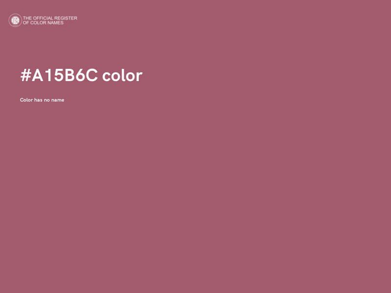#A15B6C color image