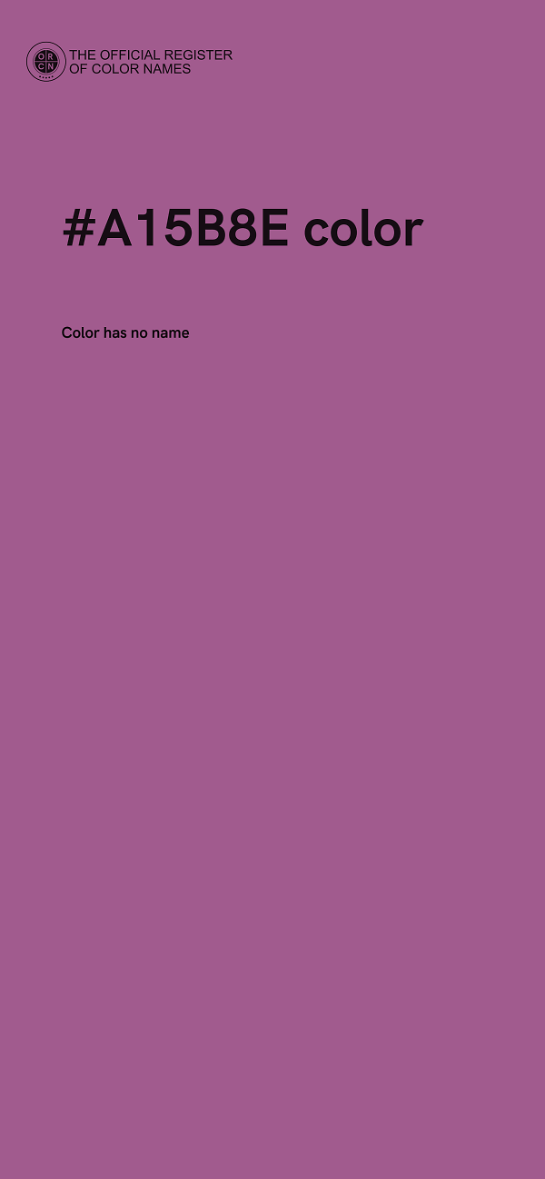 #A15B8E color image