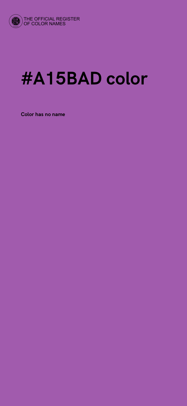 #A15BAD color image