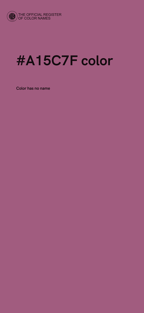 #A15C7F color image
