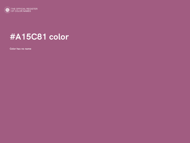 #A15C81 color image