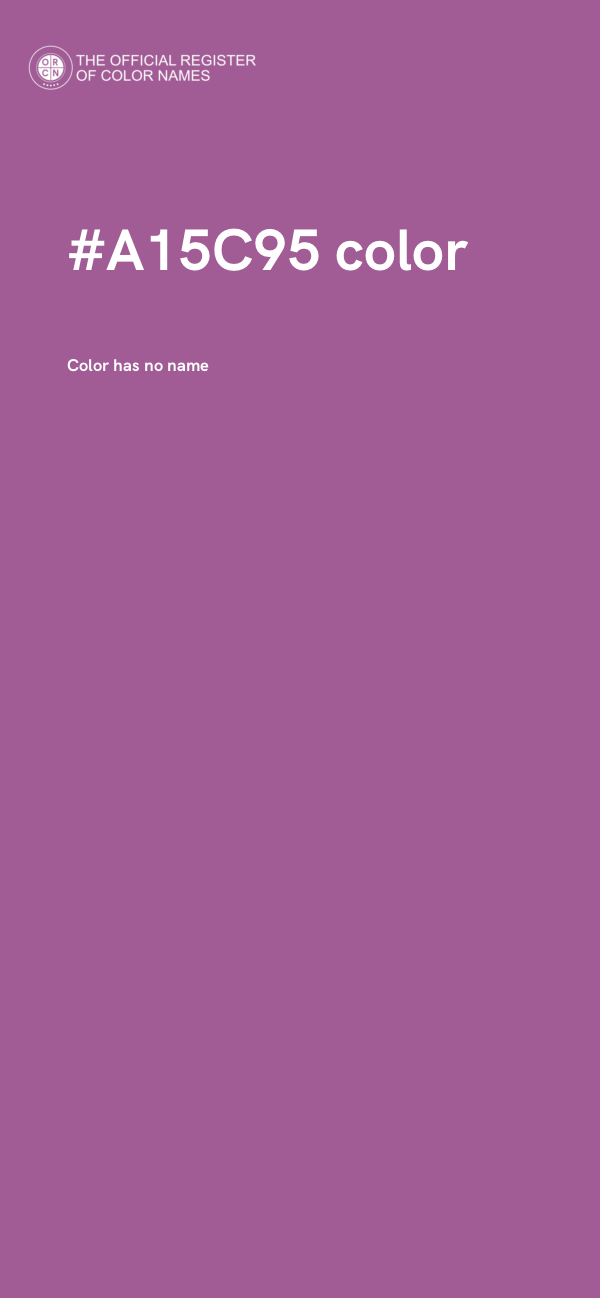#A15C95 color image