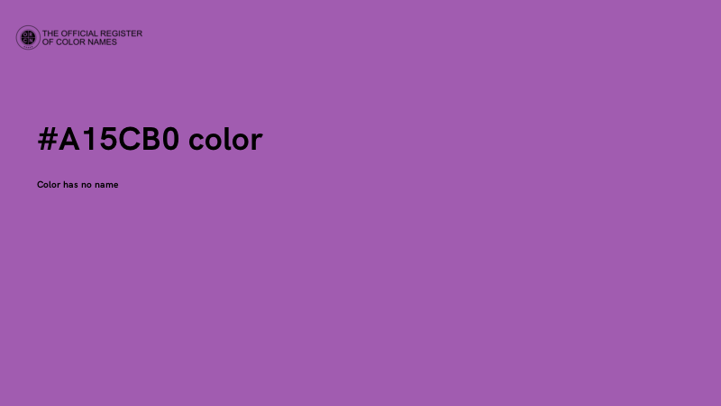 #A15CB0 color image