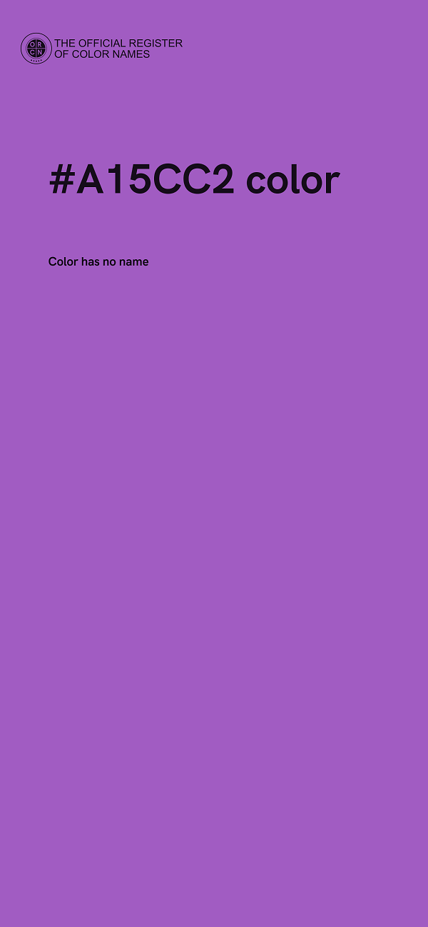 #A15CC2 color image