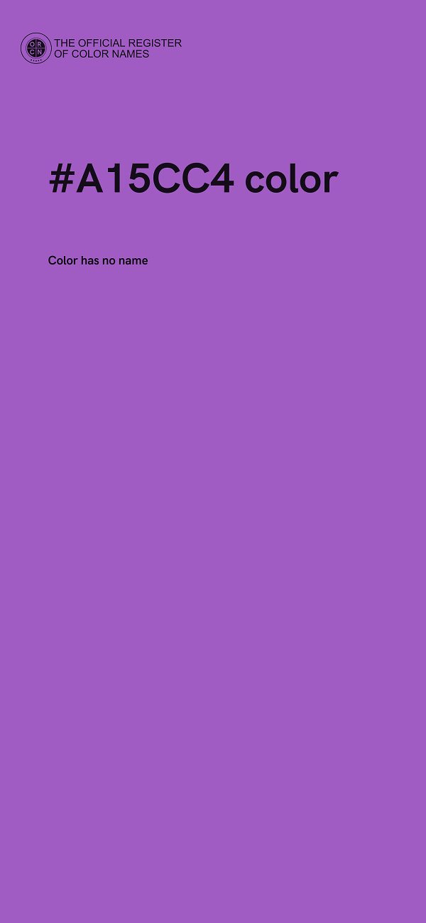 #A15CC4 color image
