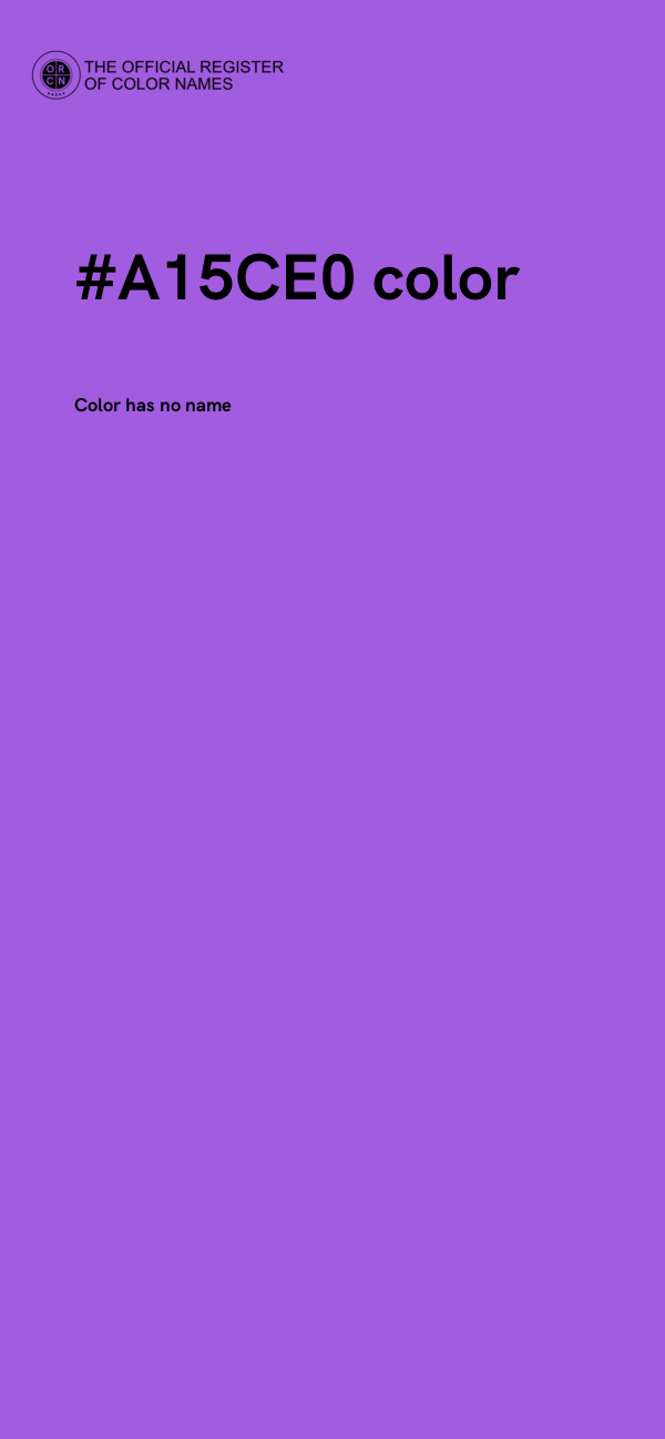 #A15CE0 color image