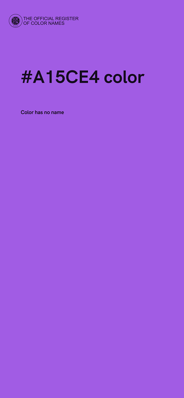 #A15CE4 color image