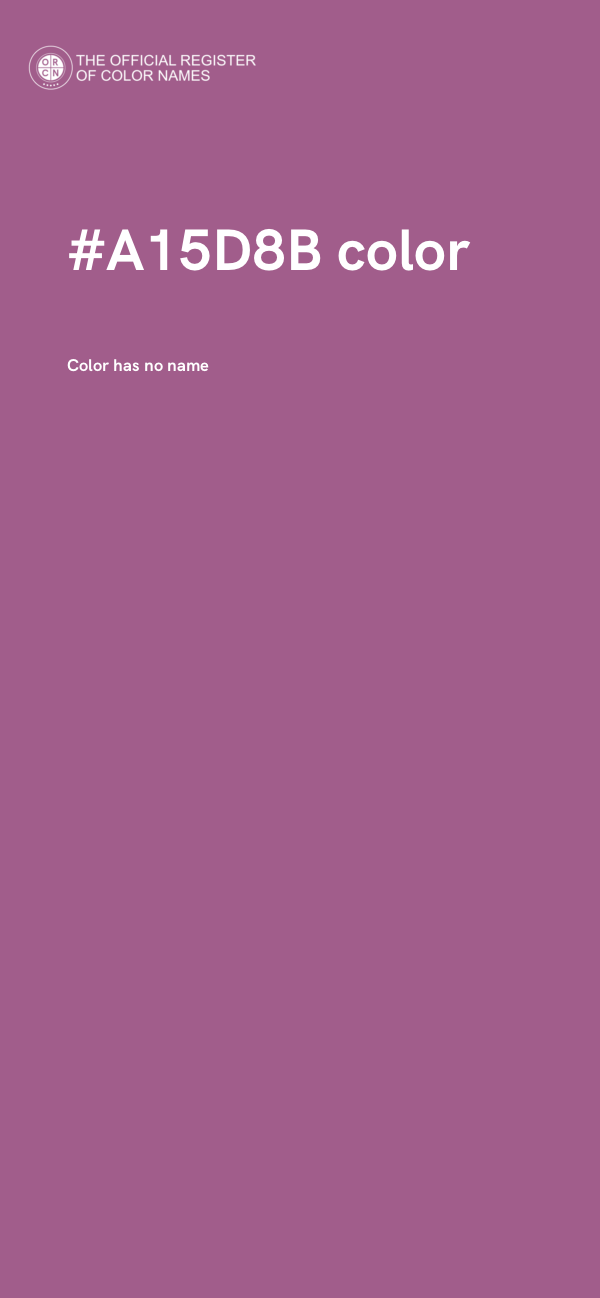 #A15D8B color image