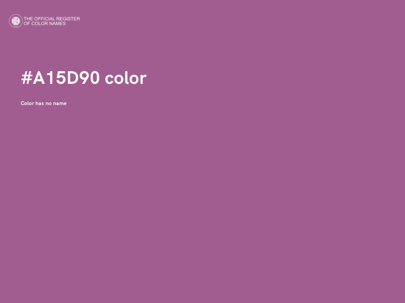 #A15D90 color image