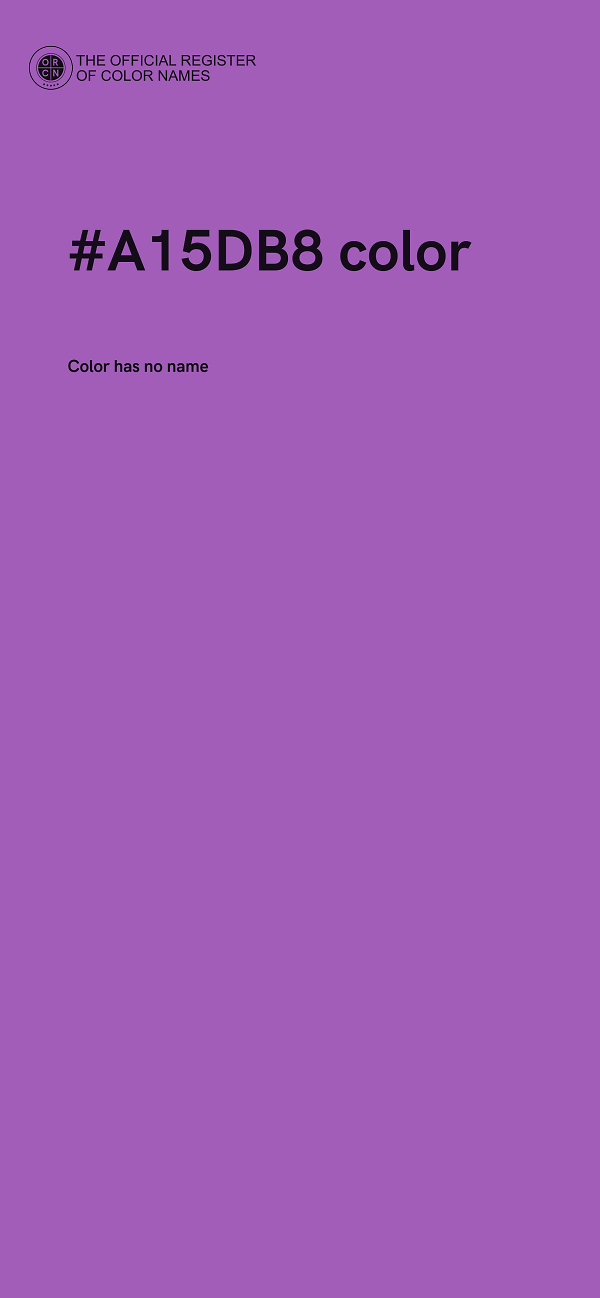 #A15DB8 color image