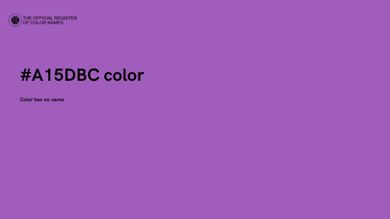 #A15DBC color image