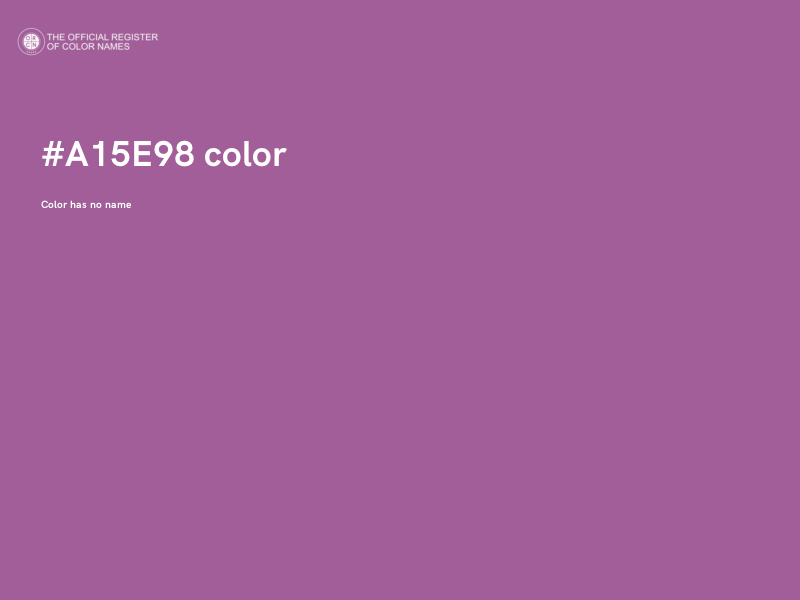 #A15E98 color image