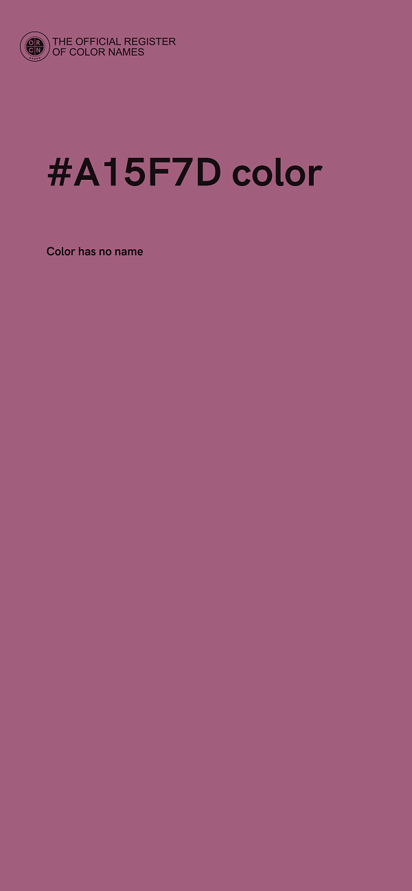 #A15F7D color image