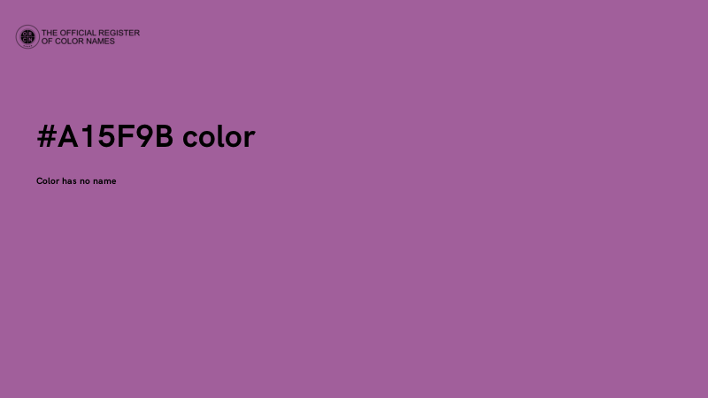 #A15F9B color image