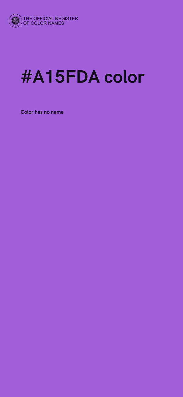 #A15FDA color image