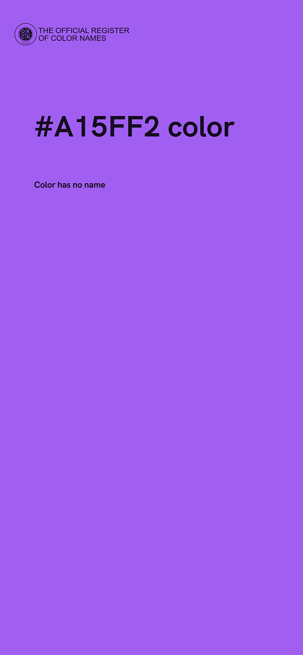 #A15FF2 color image