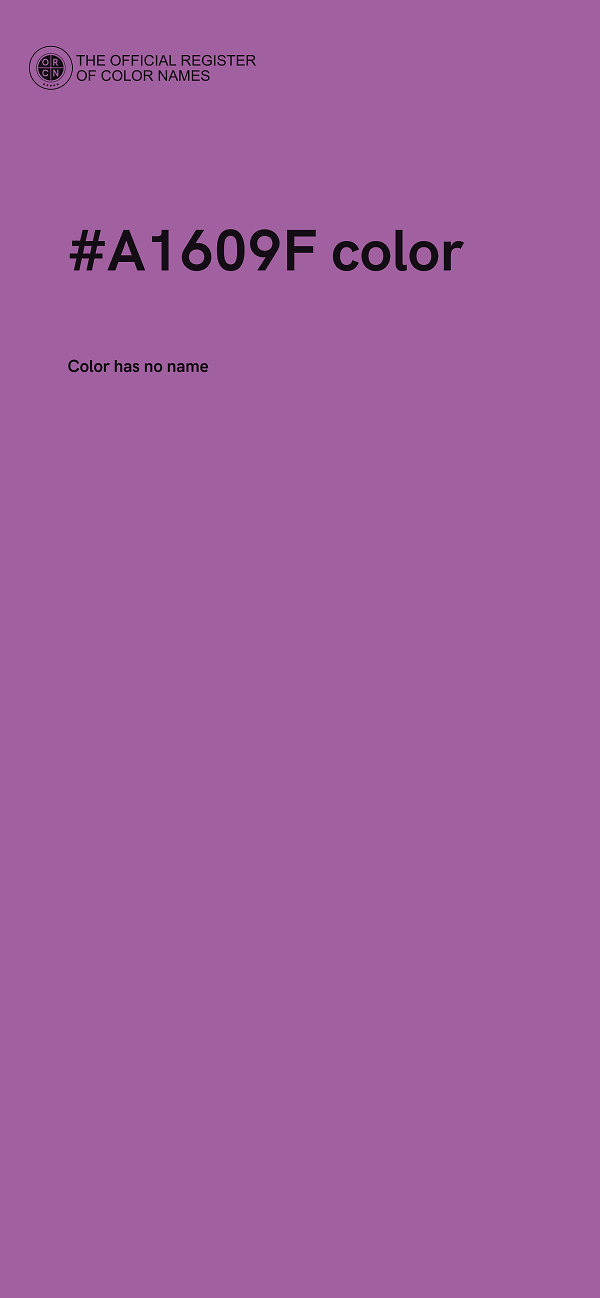 #A1609F color image