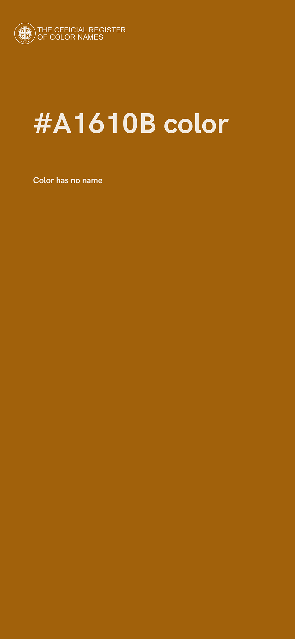 #A1610B color image