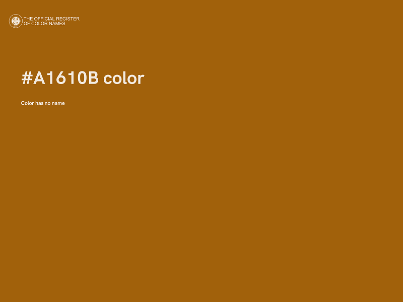 #A1610B color image