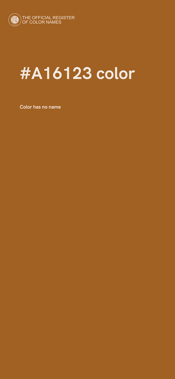#A16123 color image