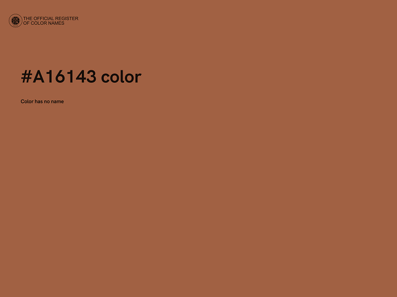 #A16143 color image