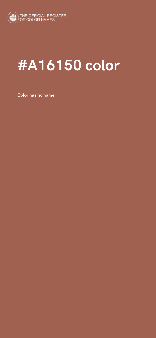 #A16150 color image