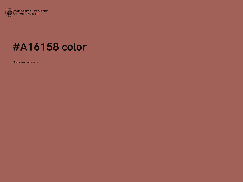 #A16158 color image