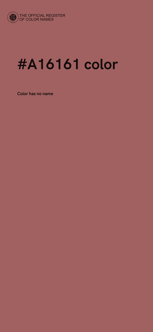 #A16161 color image