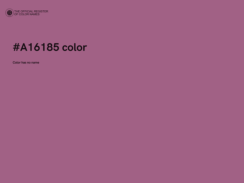 #A16185 color image