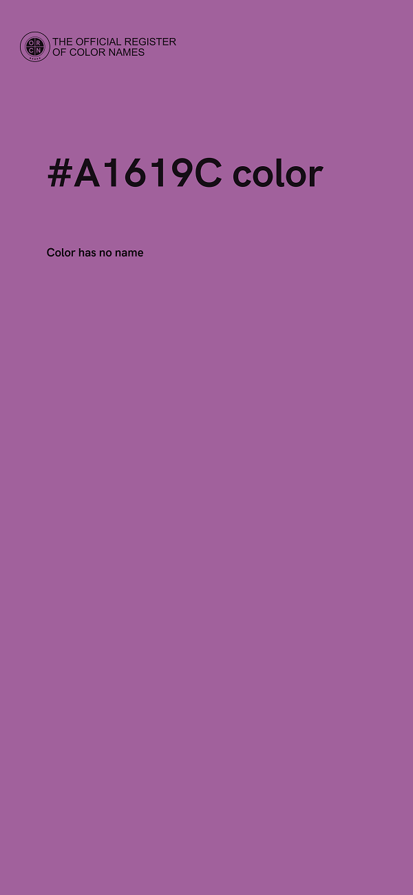 #A1619C color image