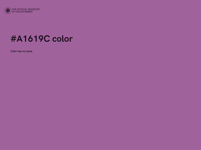 #A1619C color image