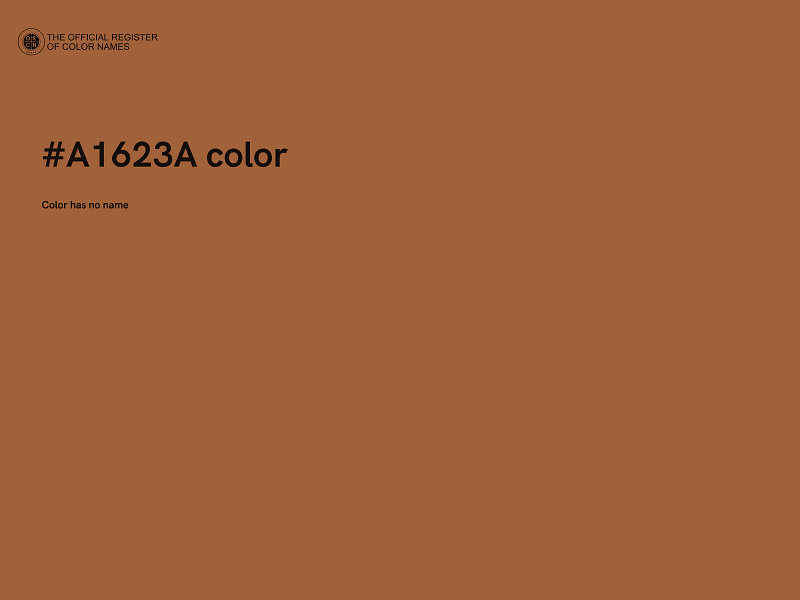 #A1623A color image