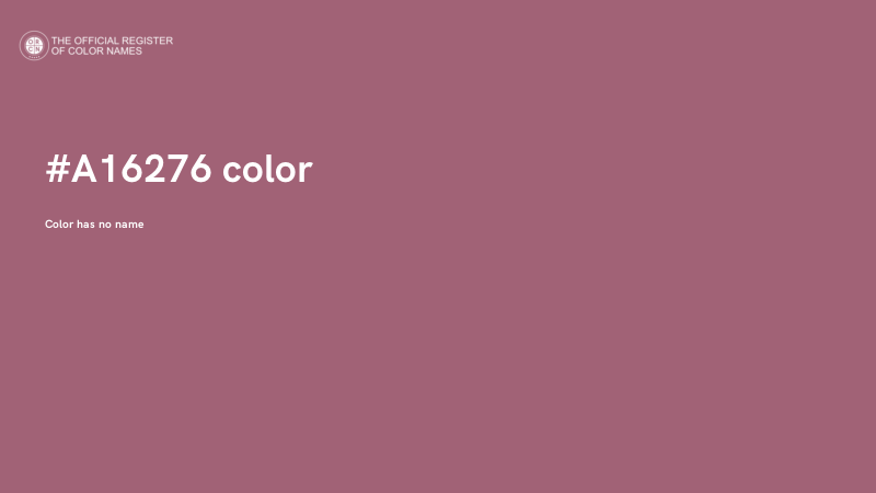 #A16276 color image