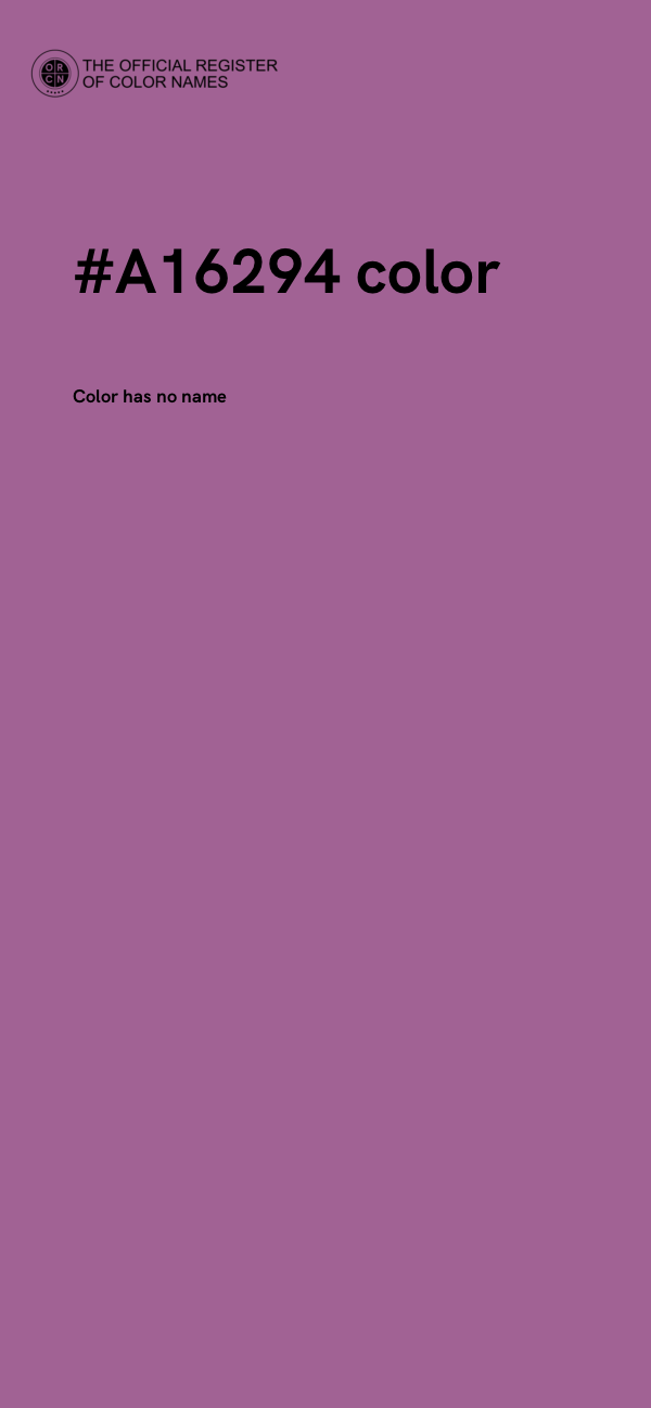 #A16294 color image