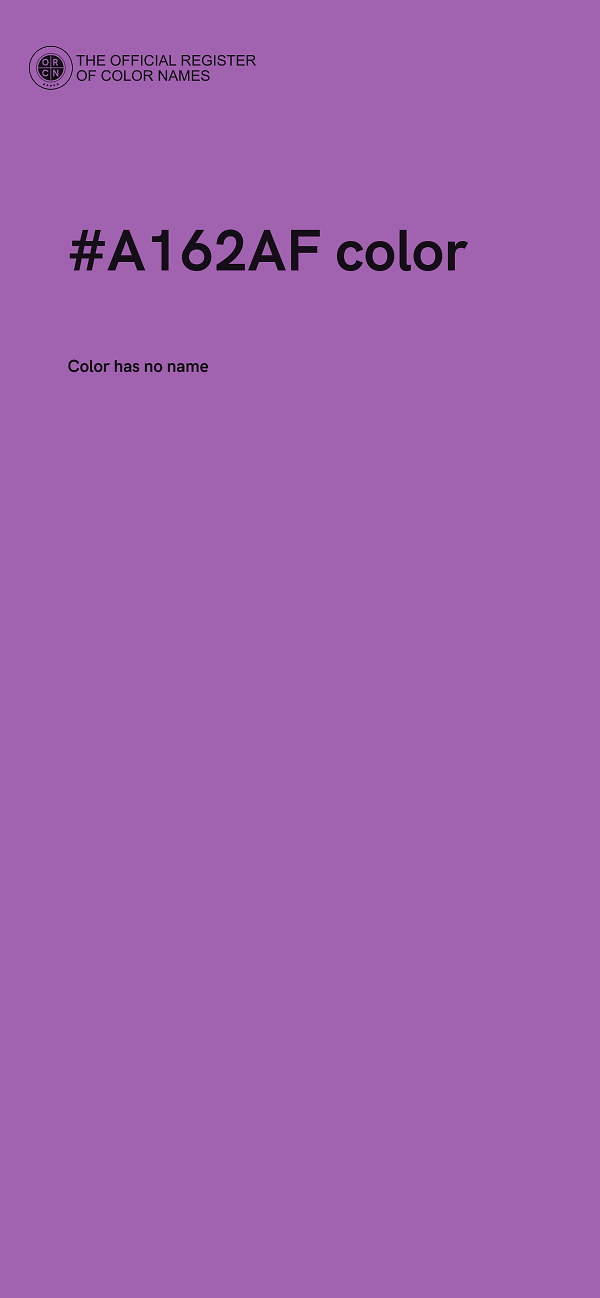 #A162AF color image