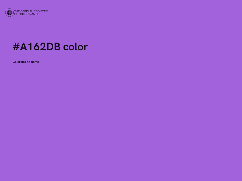 #A162DB color image