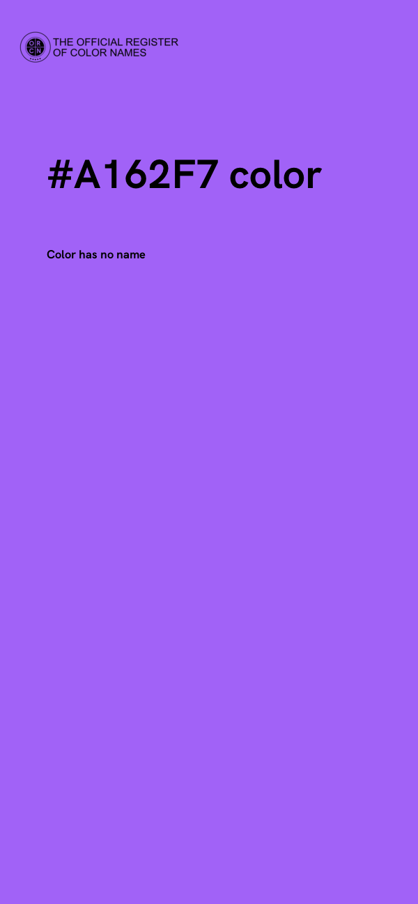 #A162F7 color image