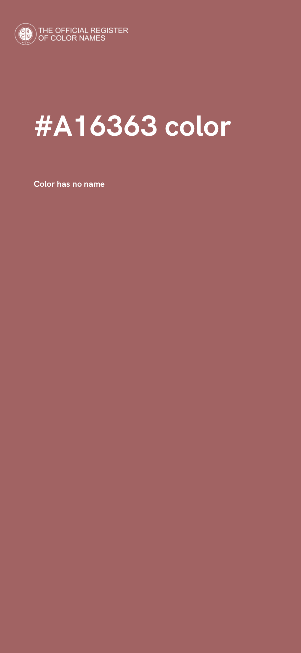 #A16363 color image
