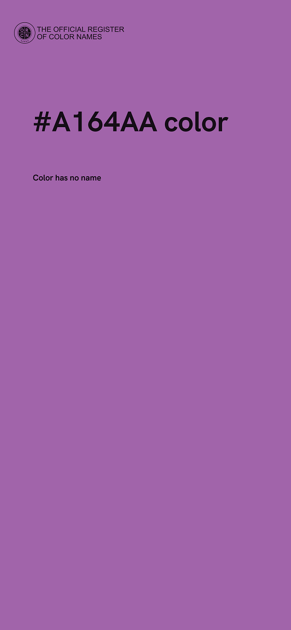 #A164AA color image