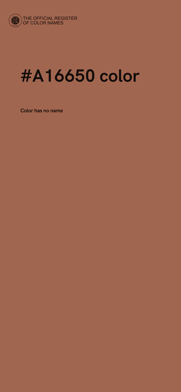 #A16650 color image