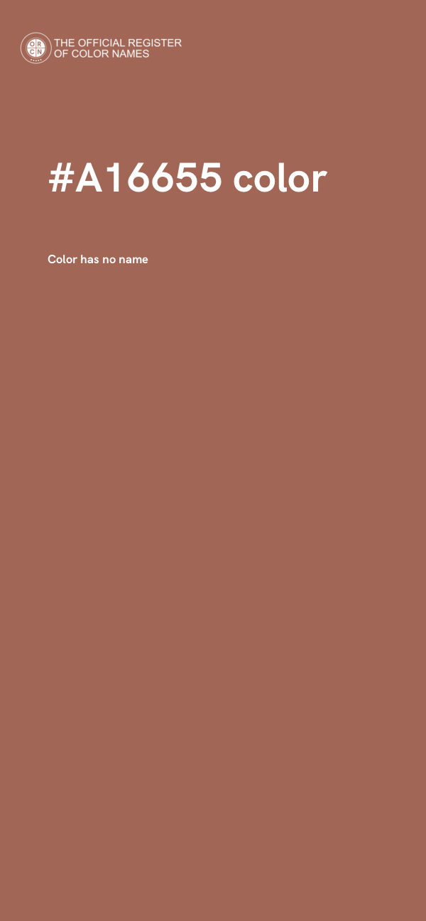 #A16655 color image