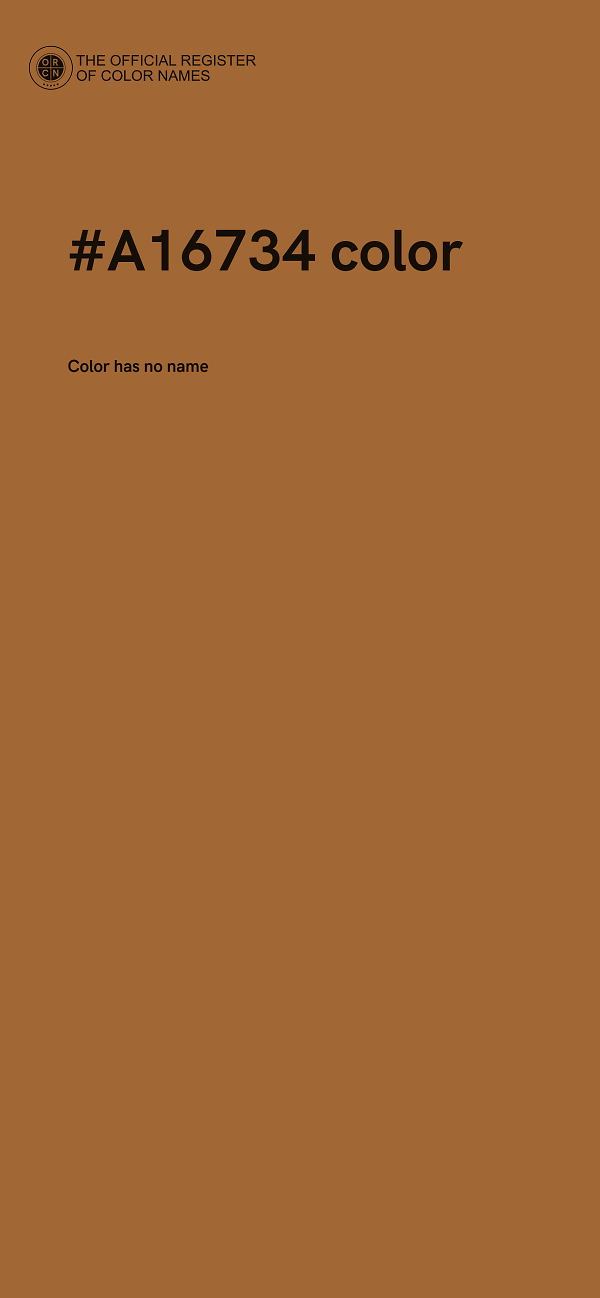 #A16734 color image