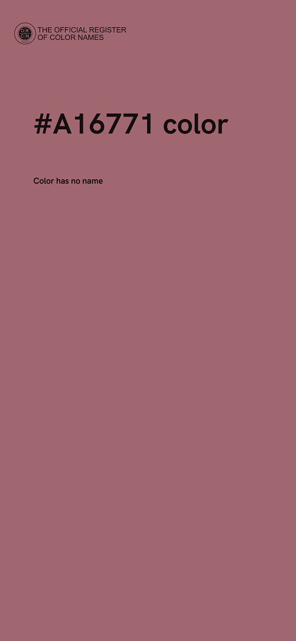 #A16771 color image
