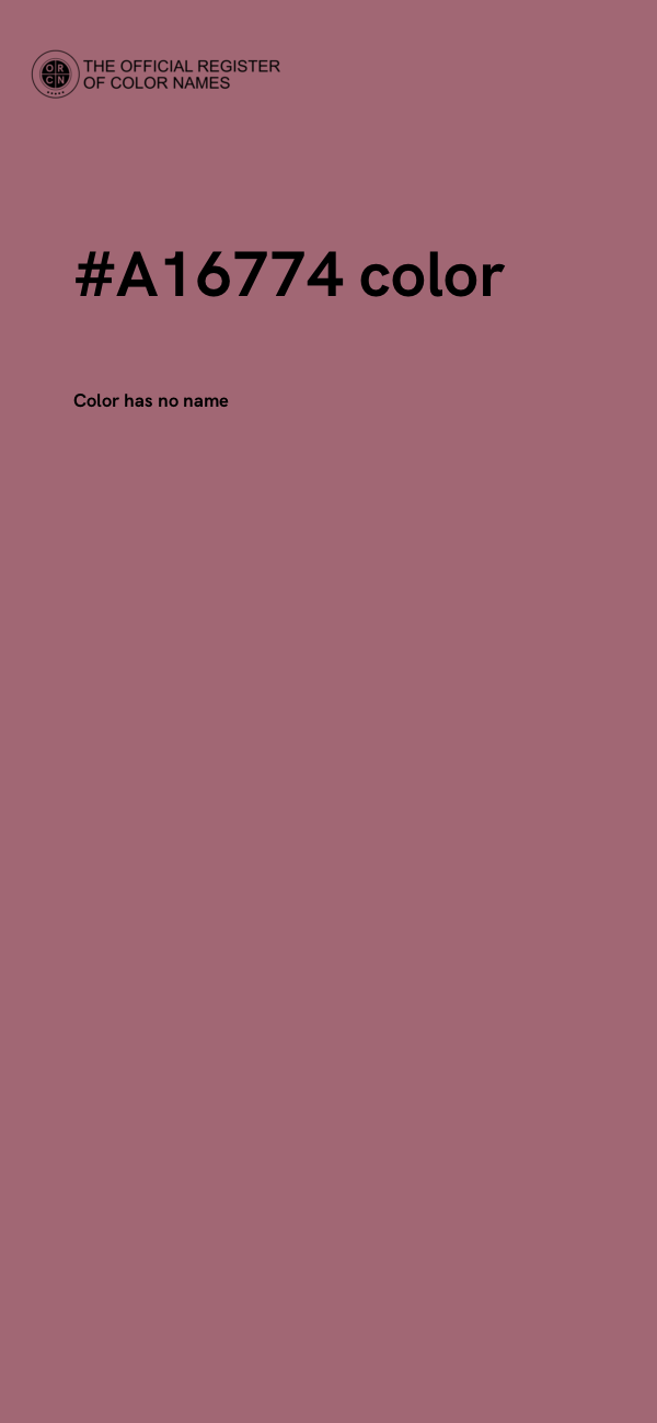 #A16774 color image