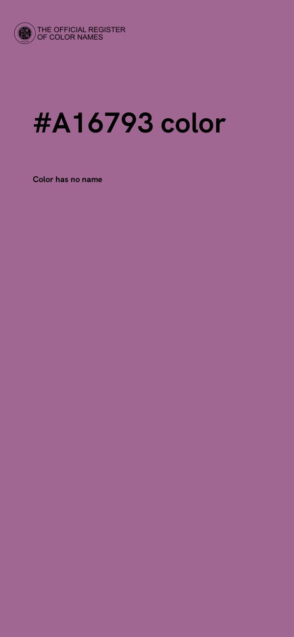 #A16793 color image