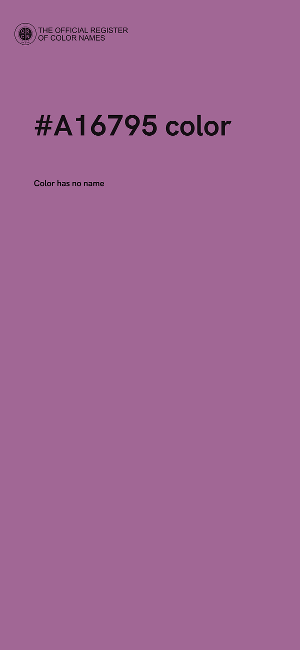 #A16795 color image