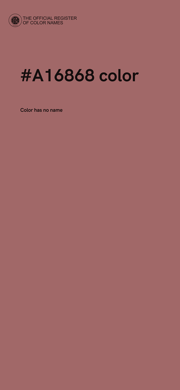 #A16868 color image