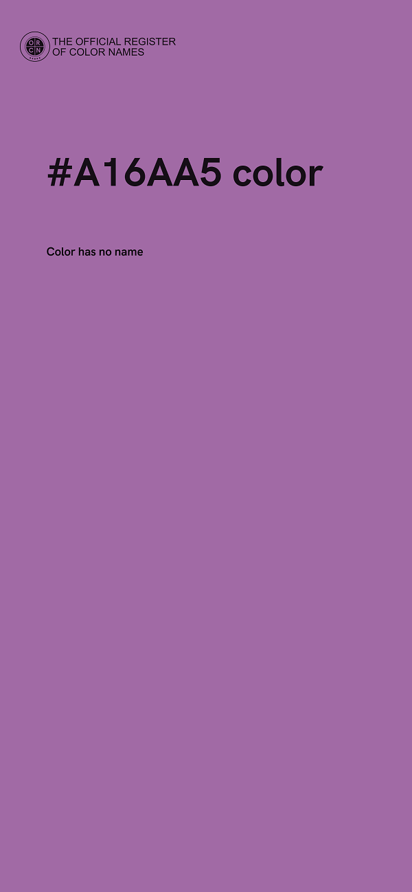 #A16AA5 color image